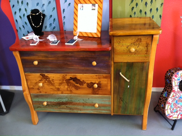 Furniture Art - Three Drawers and Door Space